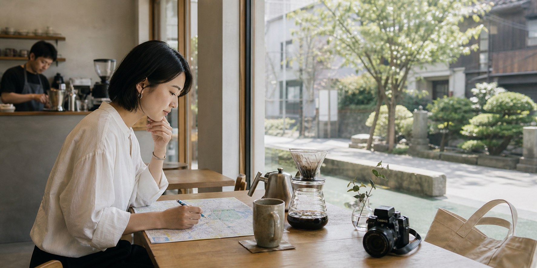 清澄白河コーヒー散歩2026|庭園・現代美術・カフェを静かに巡るの夜または締め方のイメージ