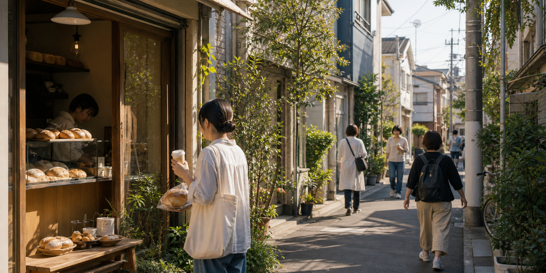 代々木上原ローカル散歩2026｜パン・カフェ・夜ごはんで味わう静かな東京の街歩きイメージ