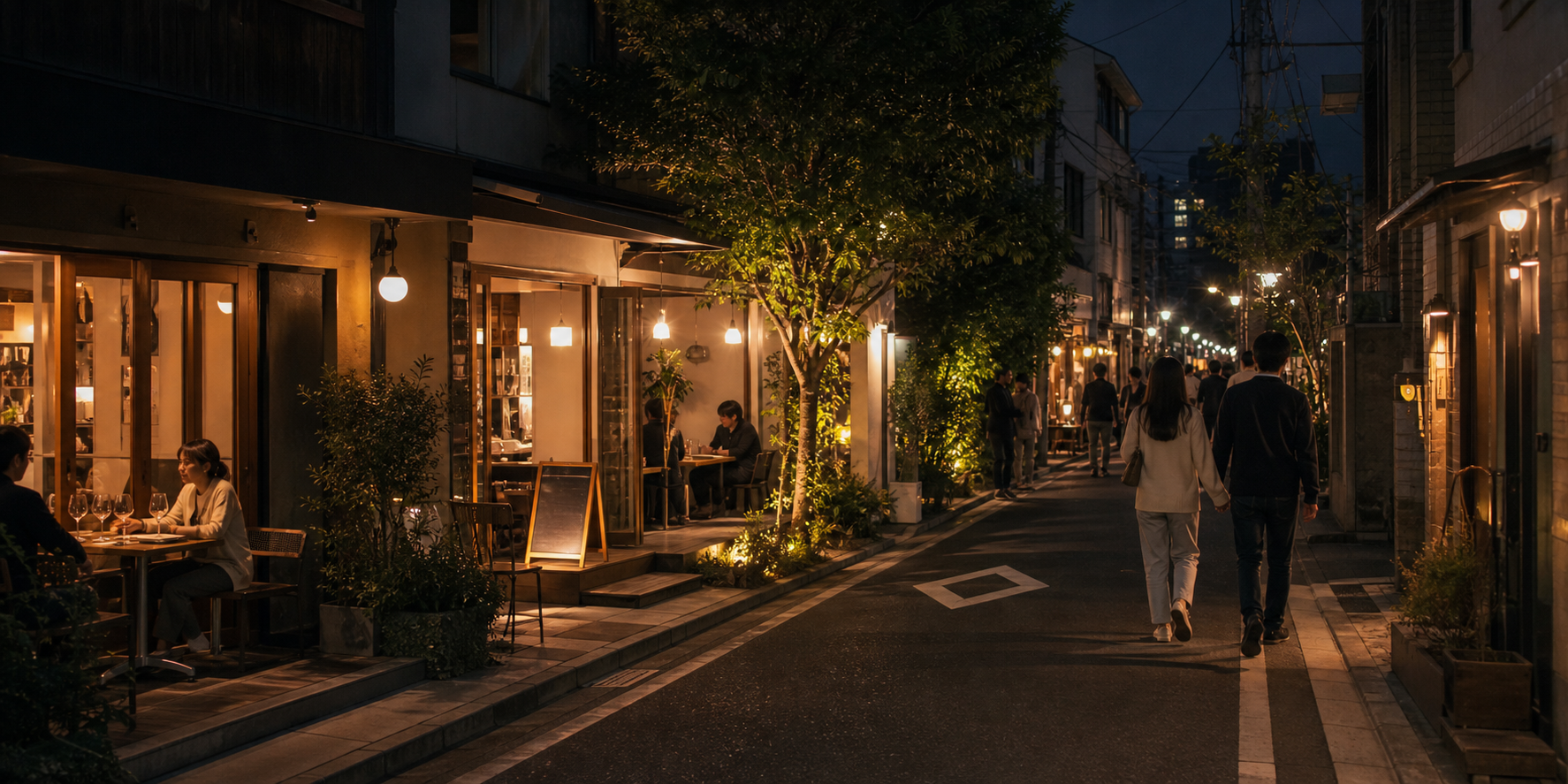 代々木上原ローカル散歩2026｜パン・カフェ・夜ごはんで味わう静かな東京の夜または締め方のイメージ